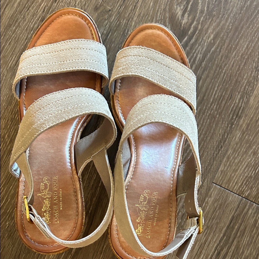 Women's Coach Wedge Sandals